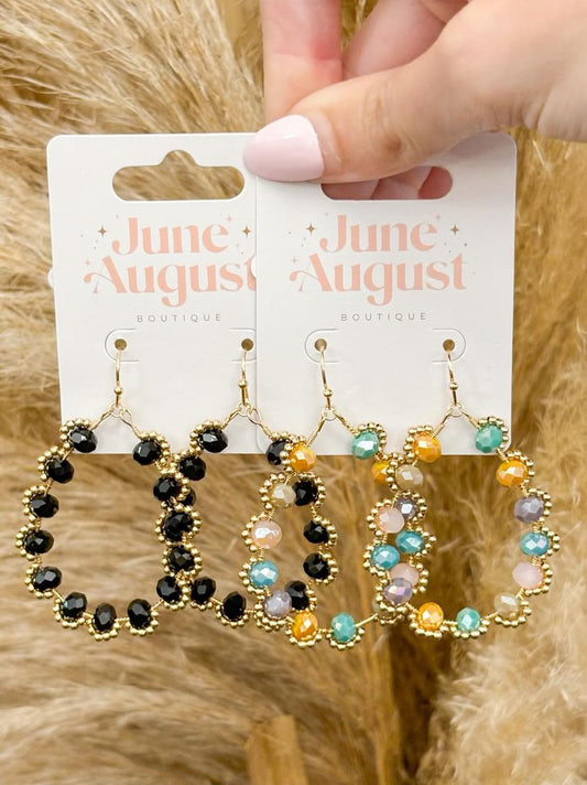 Teardrop Bead Earrings