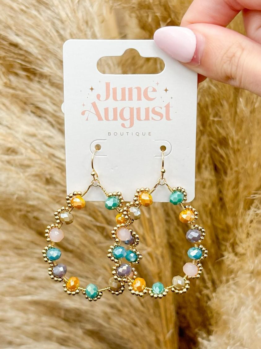 Teardrop Bead Earrings