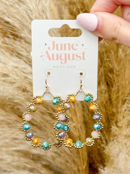 Teardrop Bead Earrings