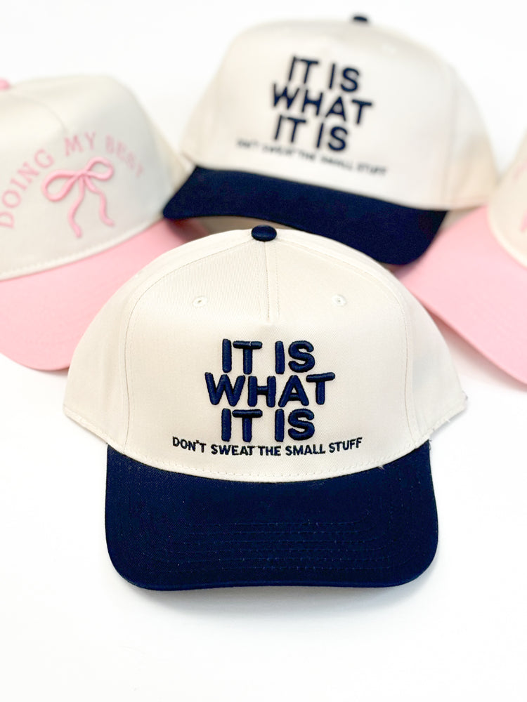 It Is What It Is Vintage Trucker Hat