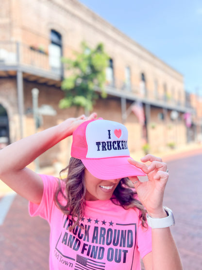 Truck Around & Find Out T-Shirt-Pink