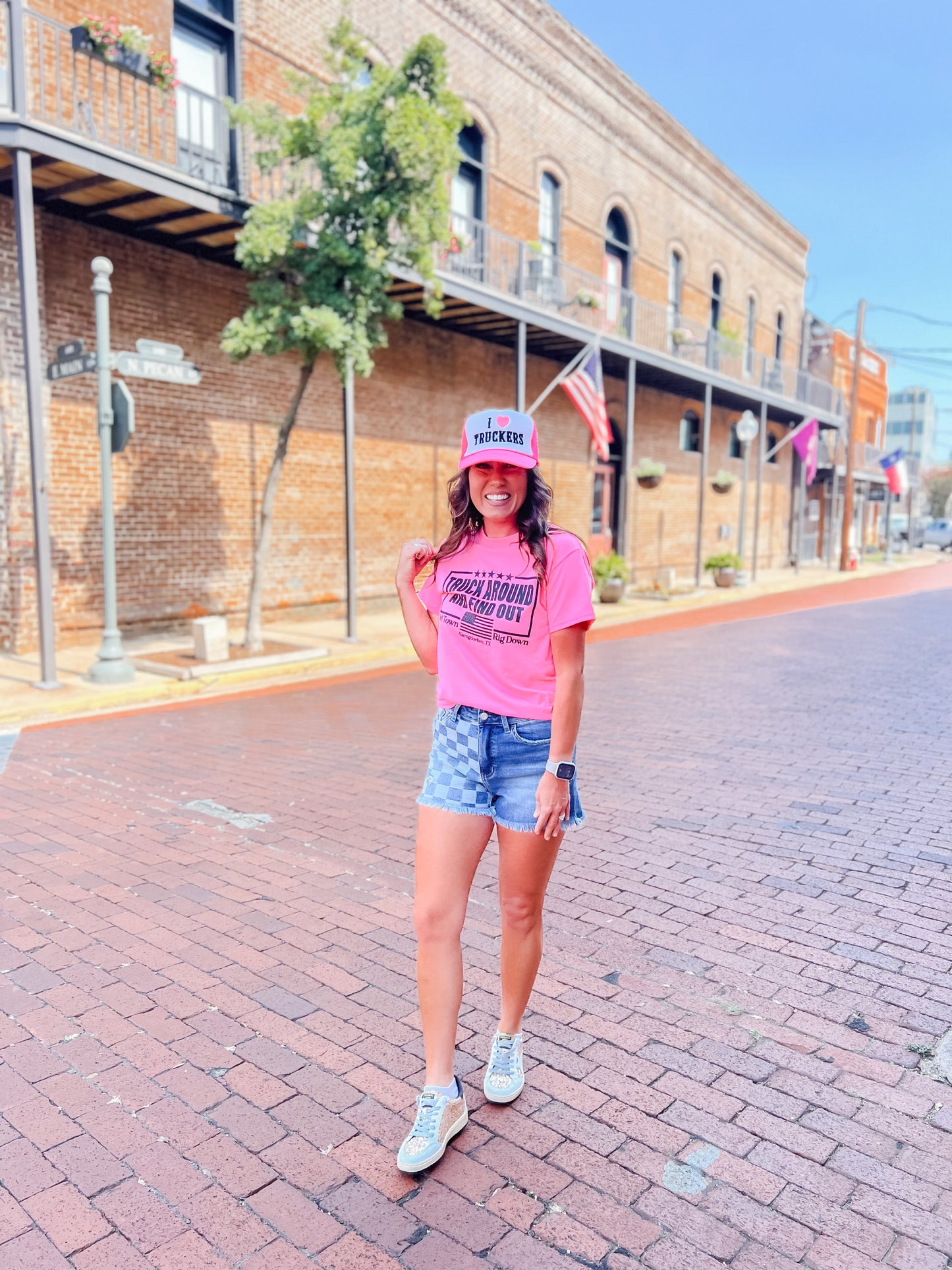 Truck Around & Find Out T-Shirt-Pink