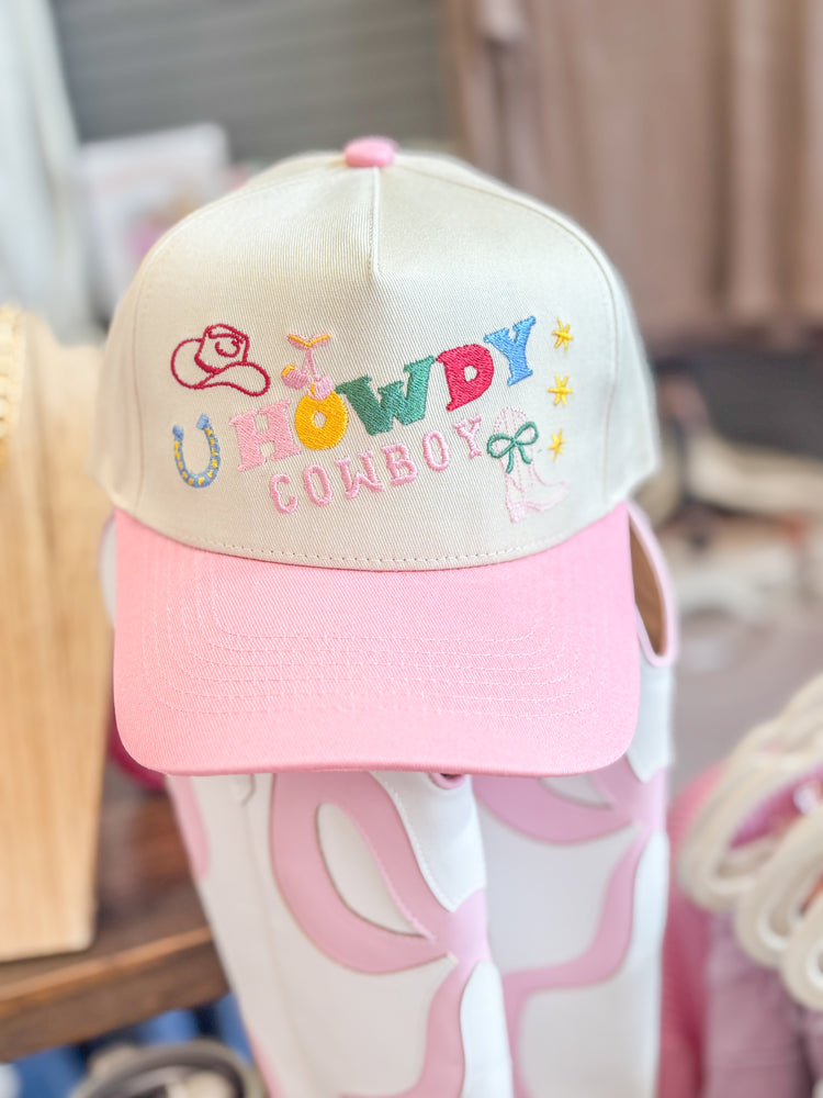 Howdy Cowboy Canvas Hat