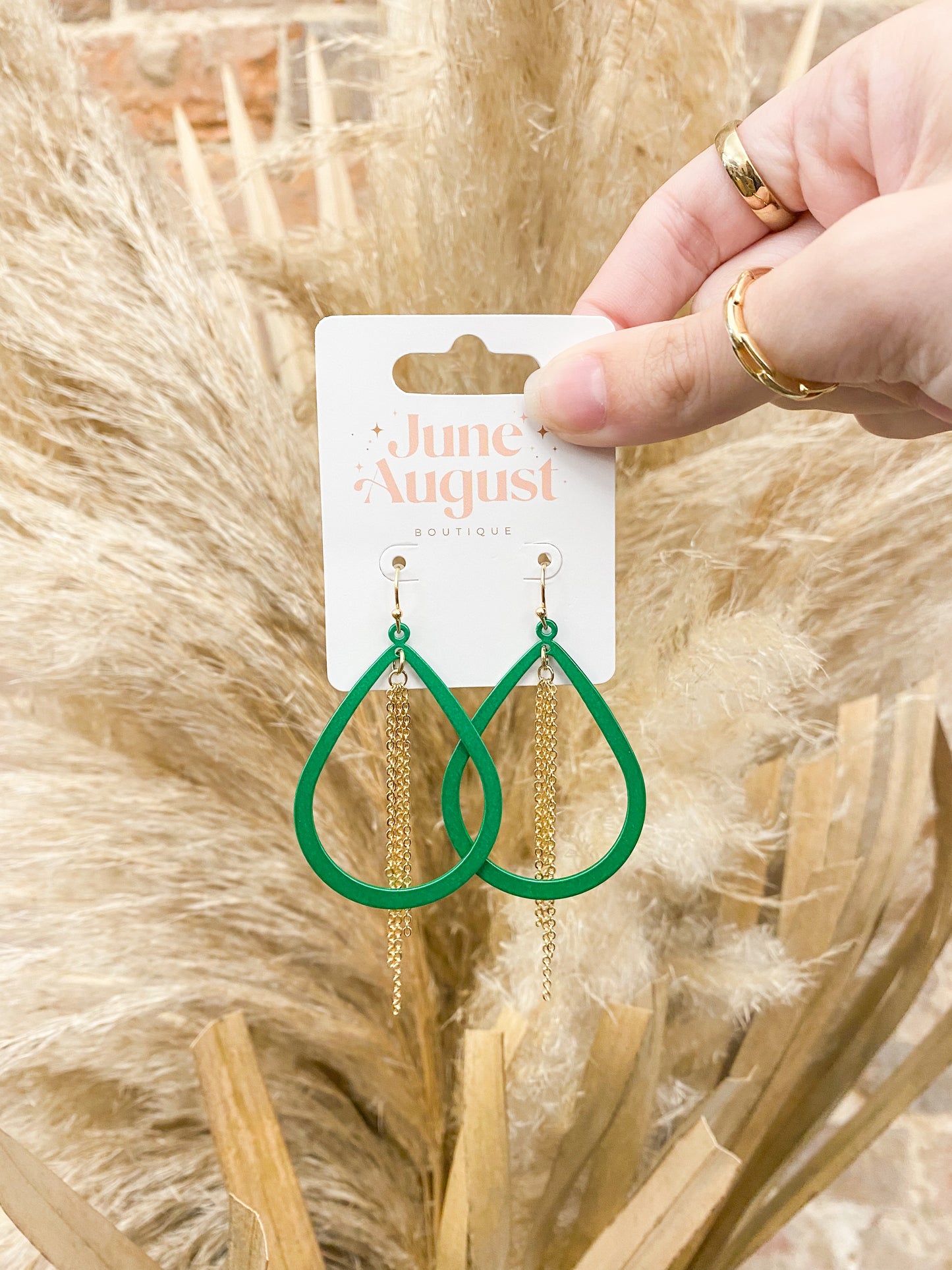 Teardrop Dangle Earrings