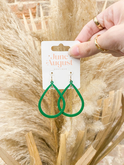 Teardrop Dangle Earrings
