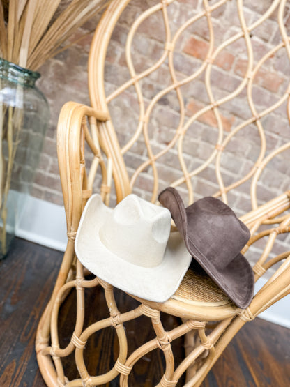 Ella Suede Cowgirl Hat
