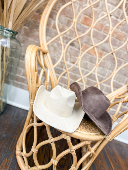 Ella Suede Cowgirl Hat