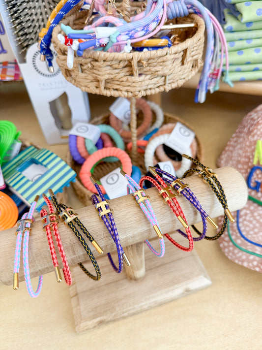Non Tarnish Braided Rope Bracelets