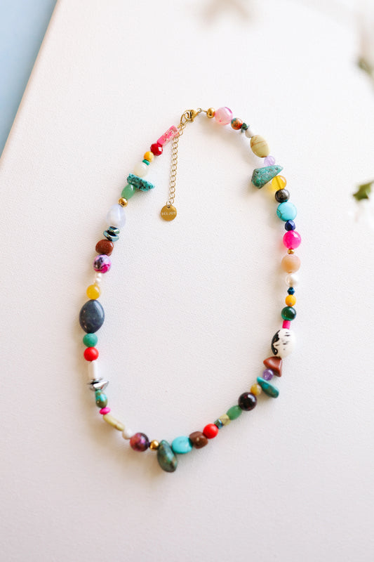 BelJoy-Stevie Colorful Beaded Necklace