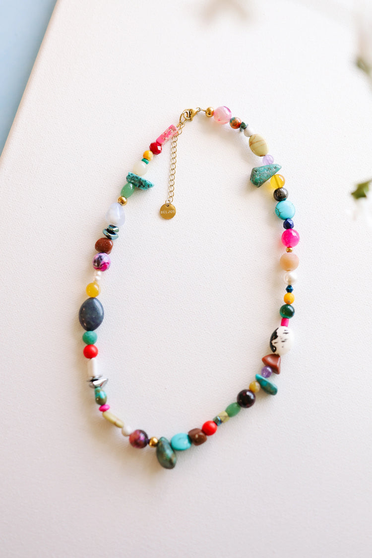 BelJoy-Stevie Colorful Beaded Necklace
