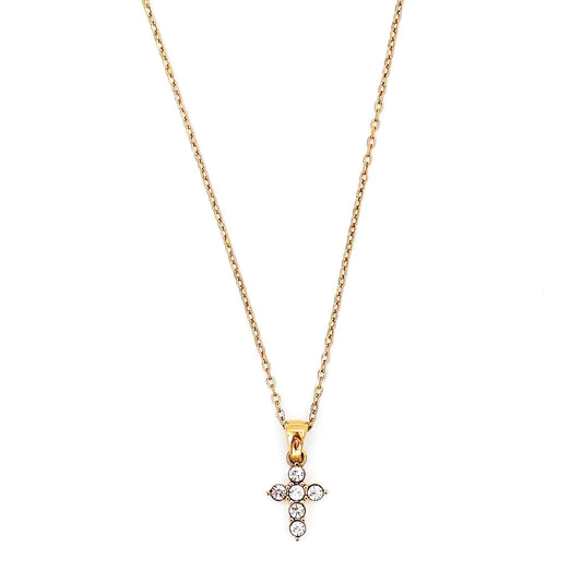 BelJoy-Leah Dainty Cross Necklace