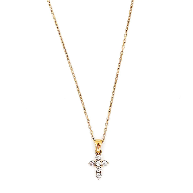 BelJoy-Leah Dainty Cross Necklace