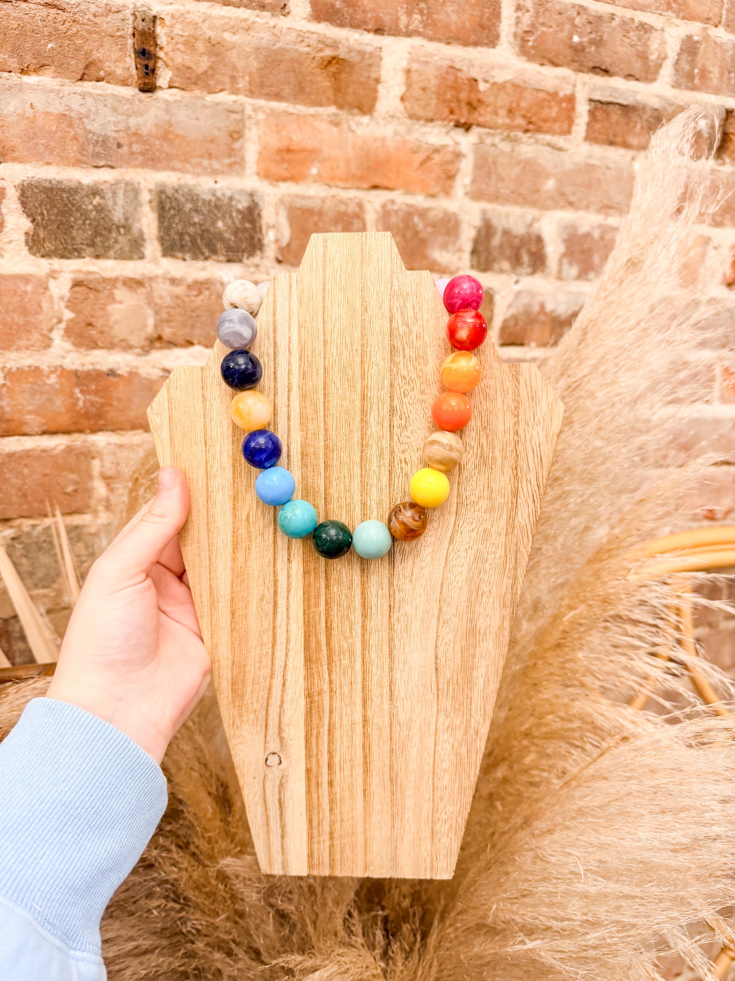 Brylie Chunky Beaded necklace