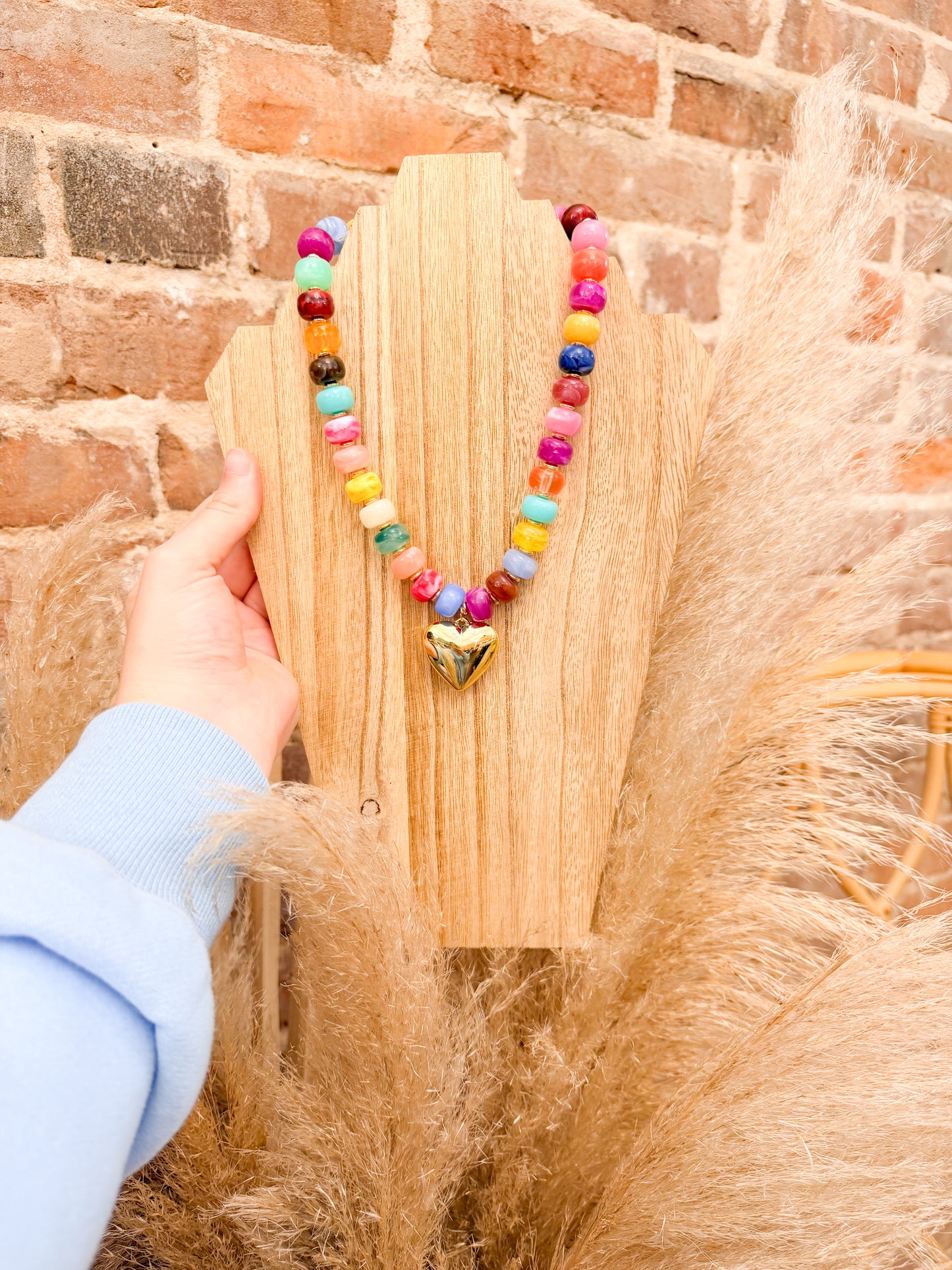 Sofie Heart Chunky necklace