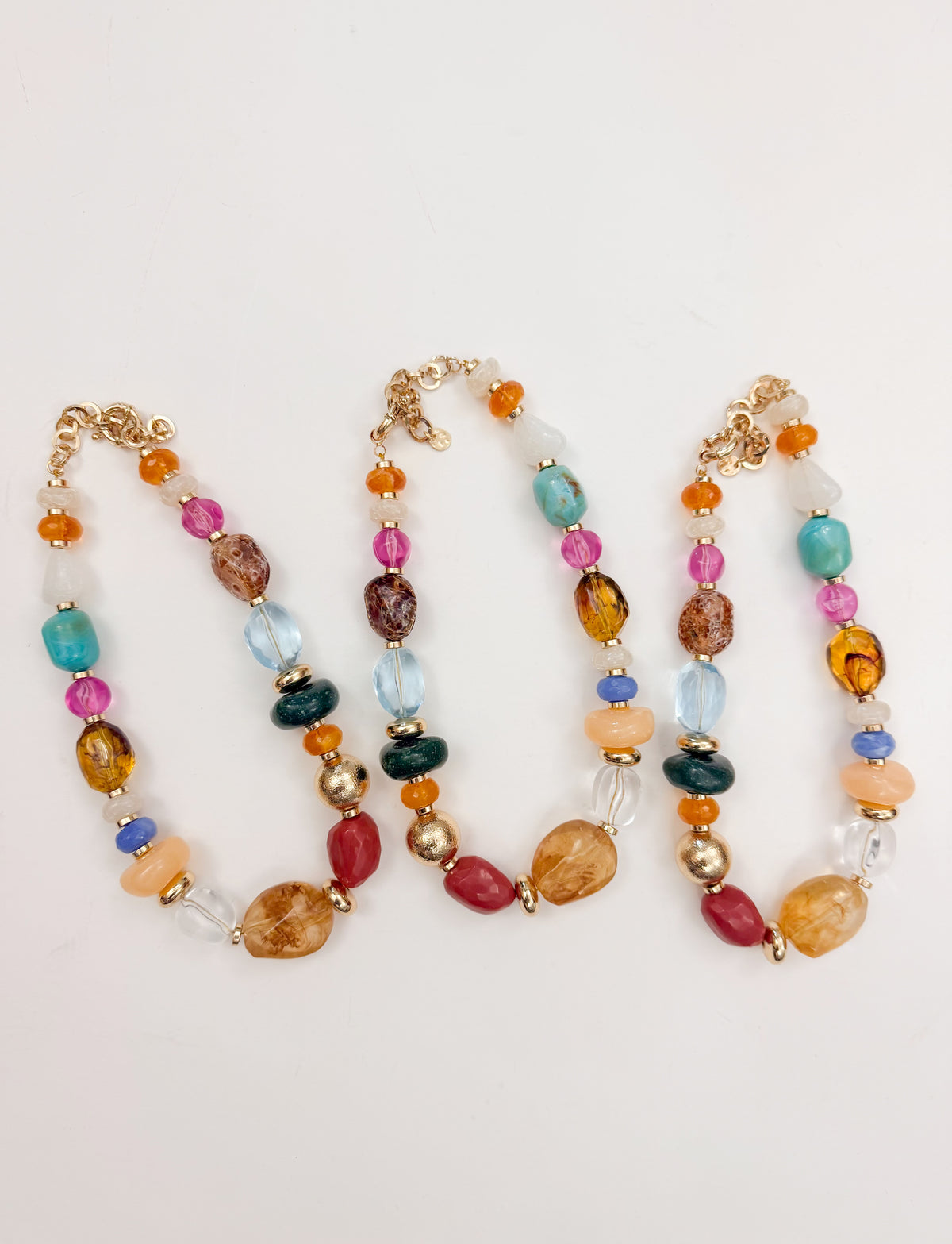 Colorful Chunky Beaded Necklace