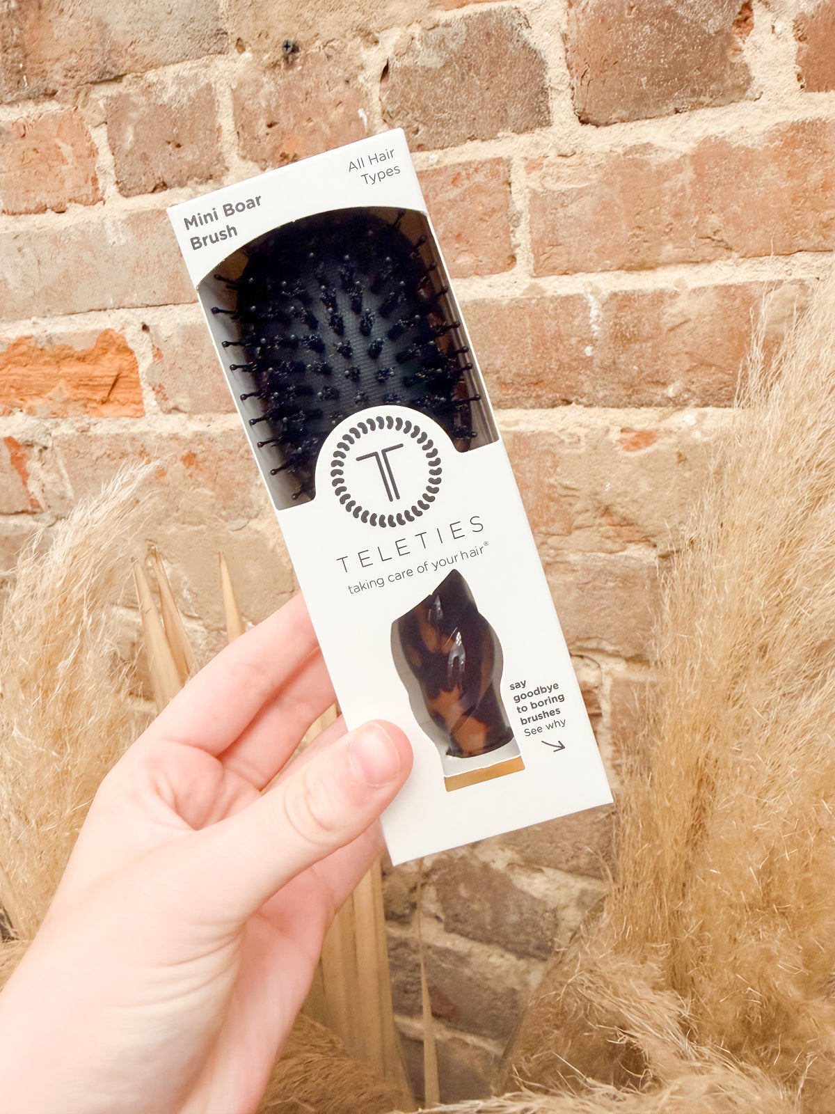 Teleties Mini Hair Brushes - Boar