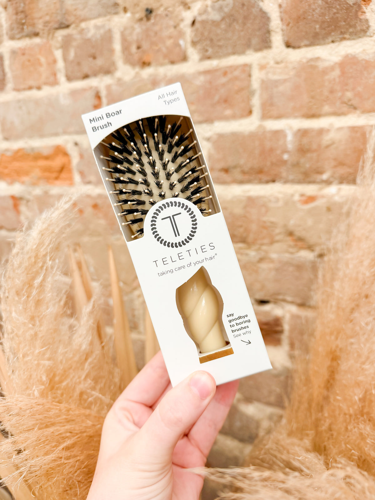 Teleties Mini Hair Brushes - Boar