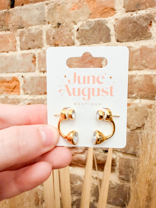 Duet Diamond Stud